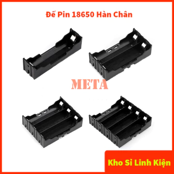Đế Pin 18650 1/2/3/4 Pin Chân Hàn - Đế 1 Pin 18650, Đế 2 Pin 18650, Đế 3 Pin 18650, Đế 4 Pin 18650