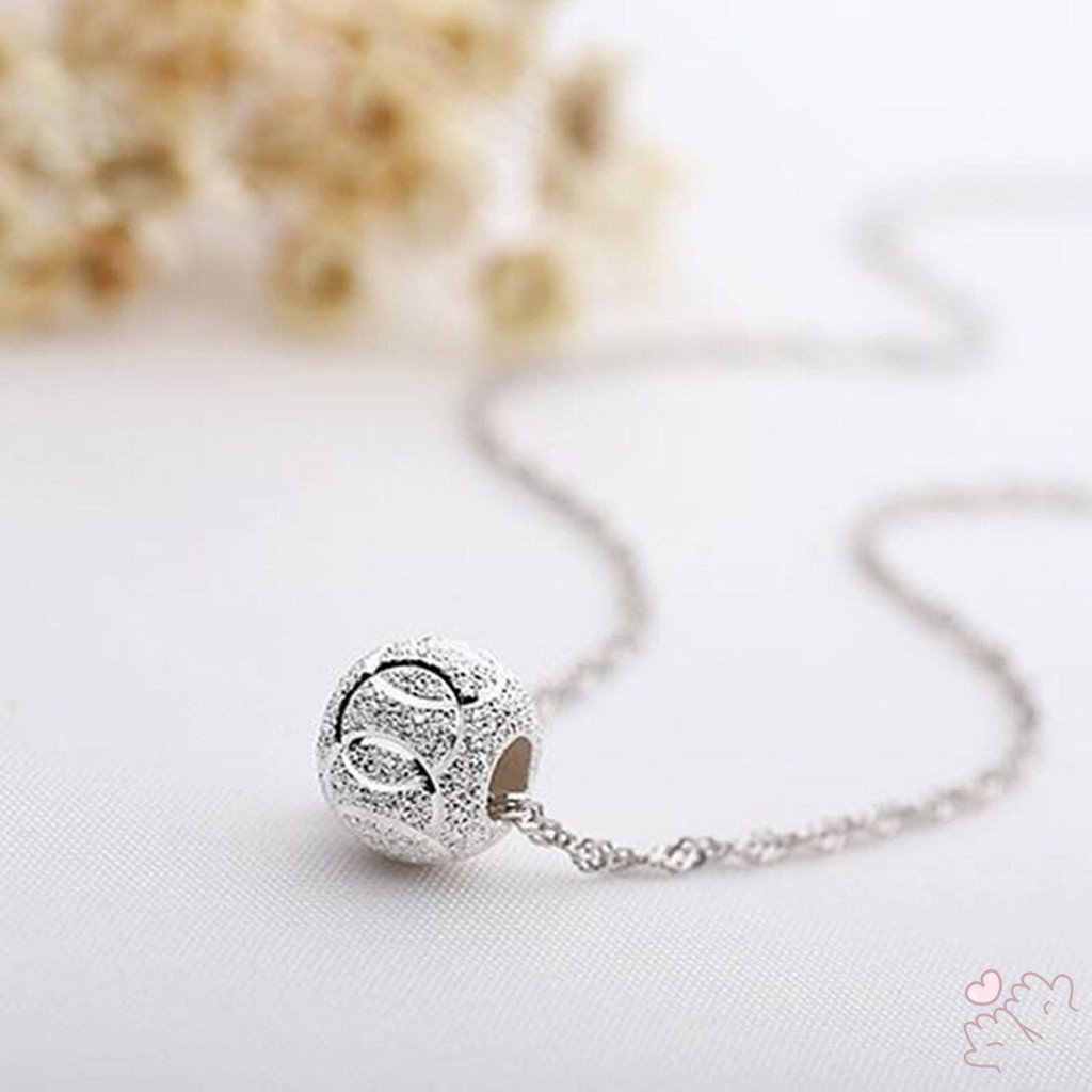 Phụ Nữ Mặt Dây Chuyền Bạc Vòng Cổ Tiệc Tối Dây Chuyền Bạc Vòng Cổ
