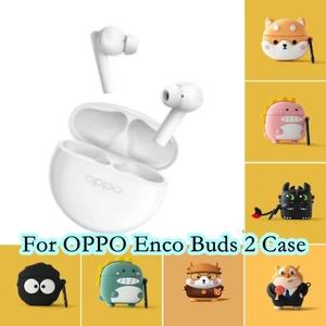 Dành cho Ốp lưng OPPO Enco Buds 2 Dòng phim hoạt hình hợp thời trang cho OPPO Enco Buds 2 Vỏ bọc tai nghe mềm