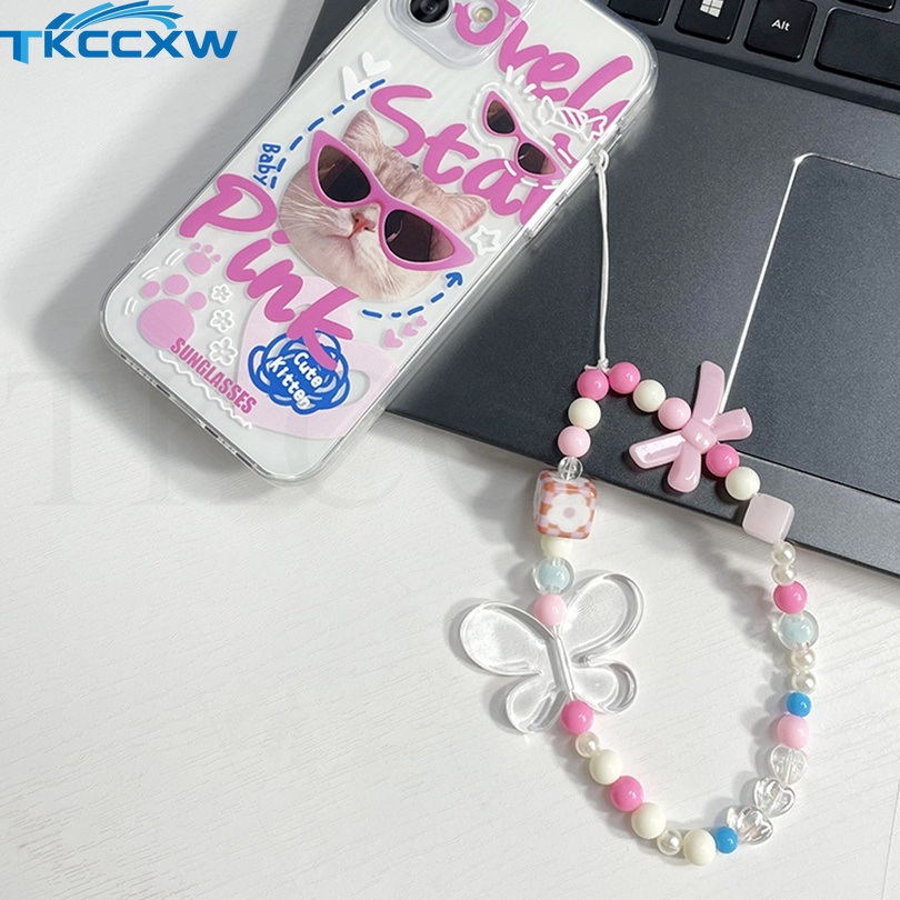 Dễ Thương Dây Đeo Điện Thoại Bằng acrylic Chống Thất Lạc Hình Thỏ / Hoa Xinh Xắn