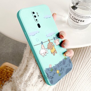 ốp lưng oppo a5 2020 a9 2020 Ốp Điện Thoại tpu silicone Mềm Chống Rơi Vỡ In Hình Dễ Thương Kèm Dây Đeo Cho oppo a5 2020 a9 2020