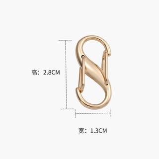 Khóa kim loại điều chỉnh xích túi, phụ kiện dây đeo vai, rút ngắn dây, cho túi nữ