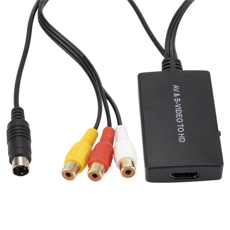 Svideo Bộ Chuyển Đổi Từ s-video Sang hdmi Và 3rca cvbs Hỗ Trợ 1080p 720p