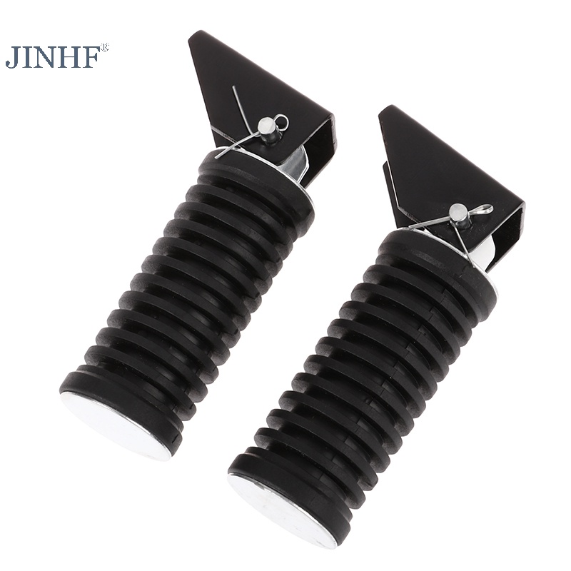 JINHF 2 Chiếc Xe Máy Phía Sau Chân Xe Máy Chốt Chân Tương Thích Với GS125 GN125 Motocross Phụ Kiện Xe Máy Bàn Đạp HOT
