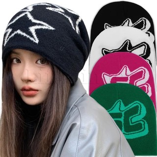 Mũ beanie Dệt Kim Co Giãn Mềm Mại Thoải Mái Thời Trang Thu Đông Phong Cách hip hop Cho Nam Và Nữ y2k