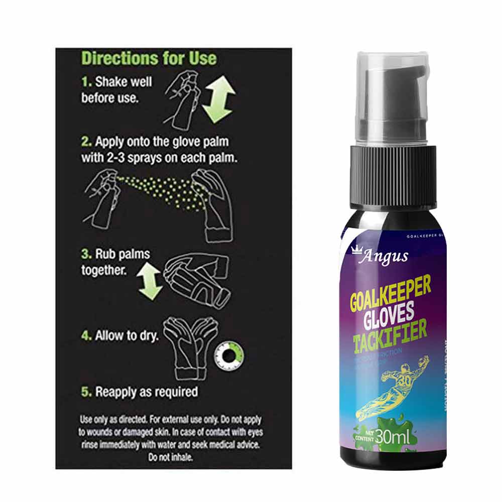 30ml Goalkeeper Glove Grip Boost Spray Football Glove Tackifier Sticky Glue Spray Glove Anti Slip Spray