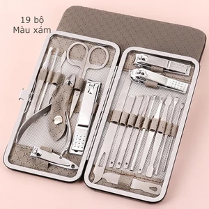 Bộ Bấm Móng Tay Đa Năng 19 Món Bằng Thép Không Gỉ