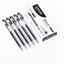 GETVOW Tip Gel Pen, Đồ dùng văn phòng phẩm Bút đánh dấu tay cầm 0,38mm, Ký thi Viết Vẽ Vẽ Đen Xanh Đỏ Đổ Đồ dùng văn phòng trường học