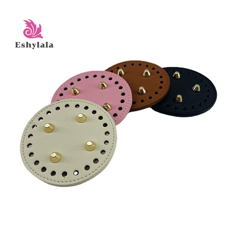 Đáy Tròn Cho Túi Dệt Kim Da Đế Túi Phụ Kiện Handmade Đáy DIY Móc Pad Dệt Da Đáy [MỚI]