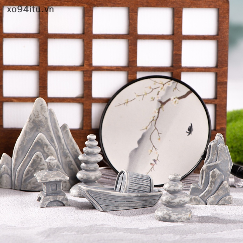 XOITU Rockery Tháp Đá Nhà Trang Trí Nhà Thu Nhỏ Vườn Cổ Tích Đồ Trang Trí Phụ Kiện Trang Trí Thủ Công VN