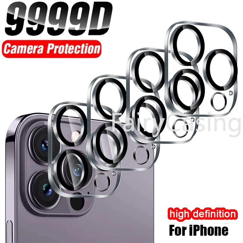 Ốp Điện Thoại Trong Suốt Có Nắp Bảo Vệ Ống Kính Máy Ảnh Cho iphone 15 14 13 12 11 pro max xr x xs max 15 plus