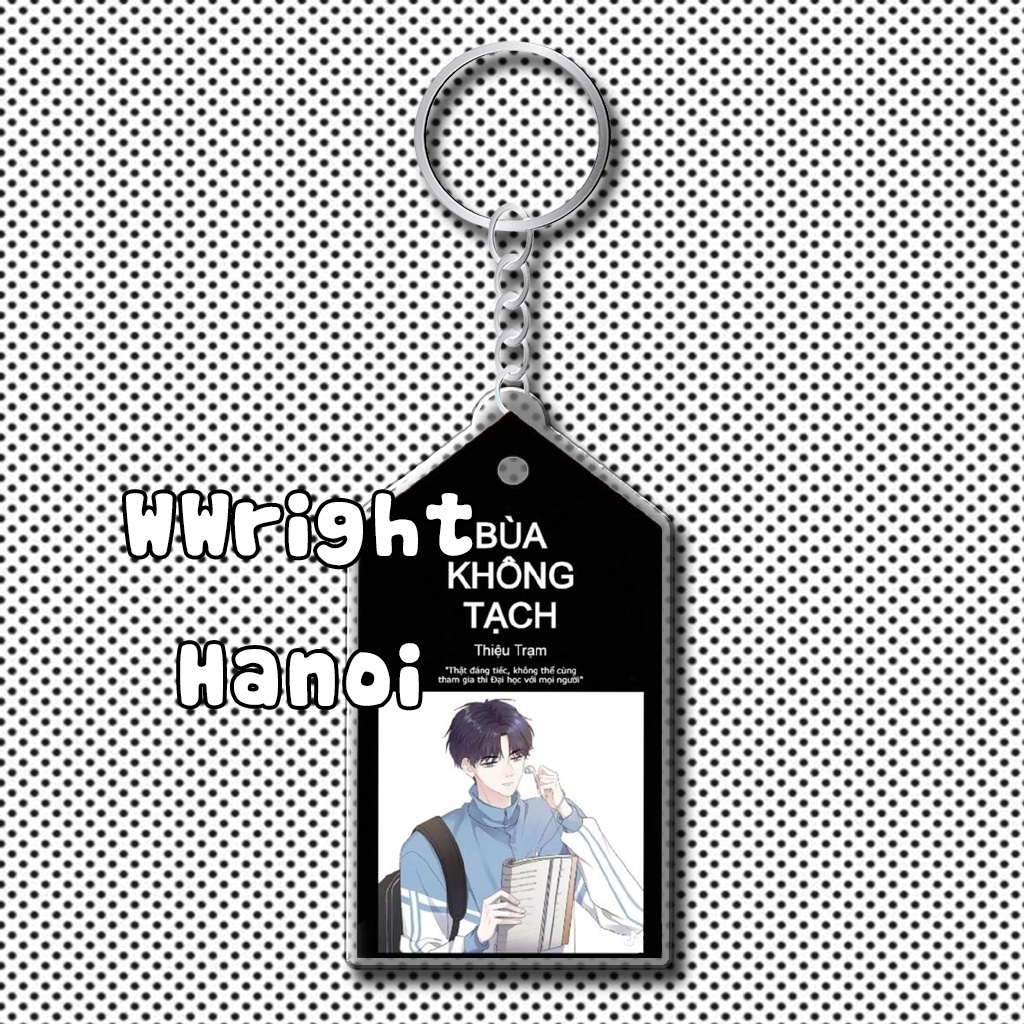 Móc khóa chibi Manhua Bùa Chống Tạch Hoạt Hình Trung Quốc Móc Treo Balo, Túi Sách Thi Học Kỳ trí decor