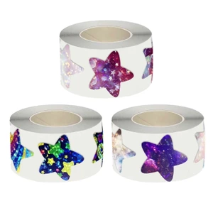 SA 500 Cái Roll Star Sticker Biểu đồ hành vi Nhãn dính cho trẻ em Giáo viên học sinh