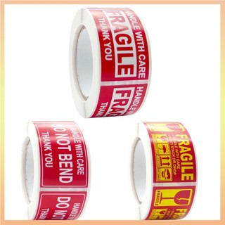 Cuộn 250 Nhãn Dán Cảnh Báo Có Chữ fragile Chuyên Dụng