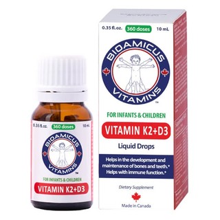 Vitamin BioAmicus D3 K2-MK7 - Hỗ trợ bé hấp thu canxi