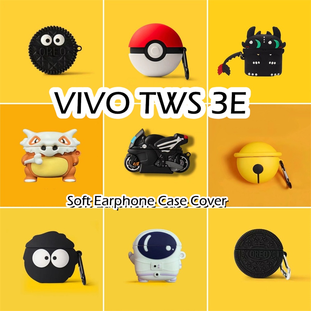 VIVO [Ngôi sao tương lai] Dành cho VIVOTWS 3E Dòng phim hoạt hình chống rơi Vỏ tai nghe silicon mềm Vỏ bọc NO.2