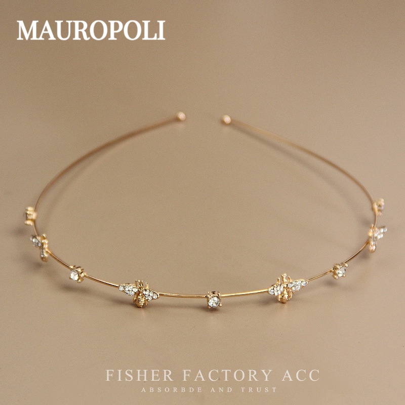 Mauropoli [Sẵn Sàng] Băng Đô Phong Cách Công Chúa Bướm Phong Cách Hàn Quốc Phong Cách Mới Siêu Cổ Tích Tính Khí Mùa Hè Băng Đô Đi Chơi Phụ Kiện Tóc Nữ