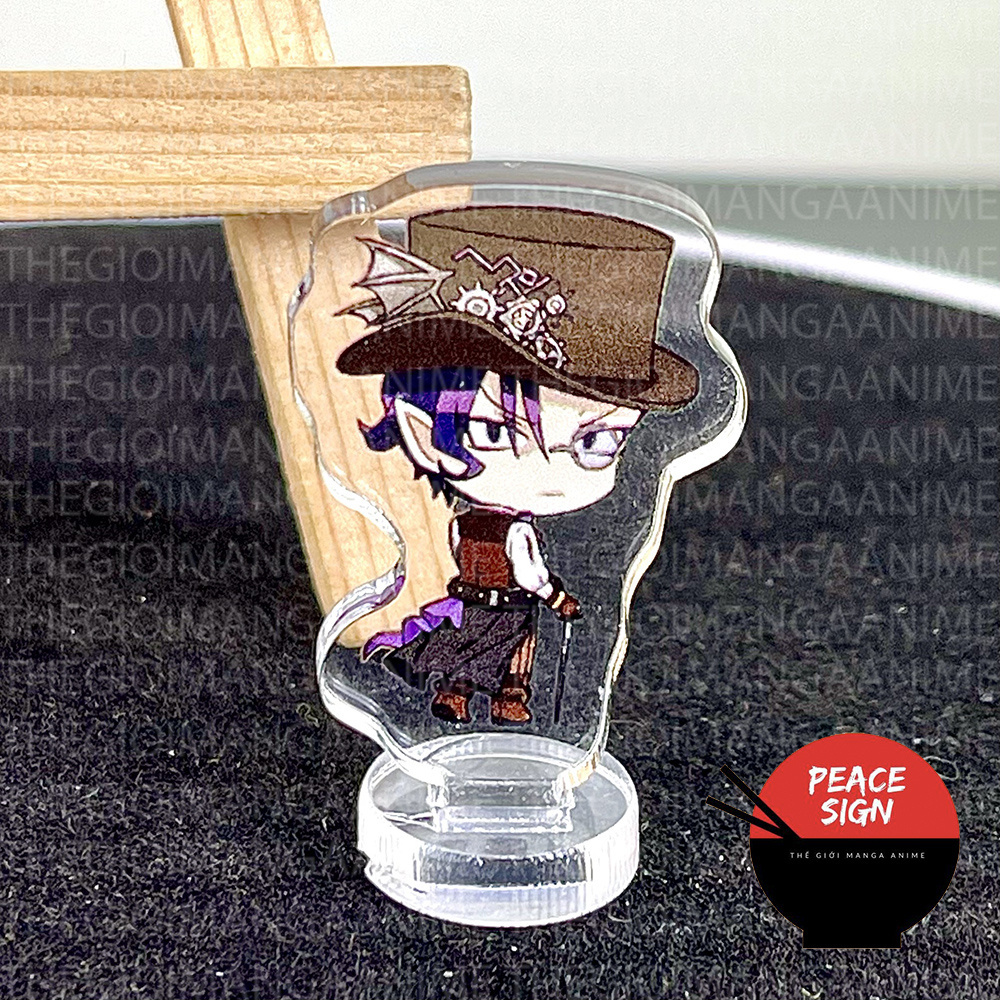(3CM) Mô hình standee IRUMA GIÁ ĐÁO ver STEAMPUNK mica chibi arcylic anime Mairimashita! Iruma-kun trưng bày