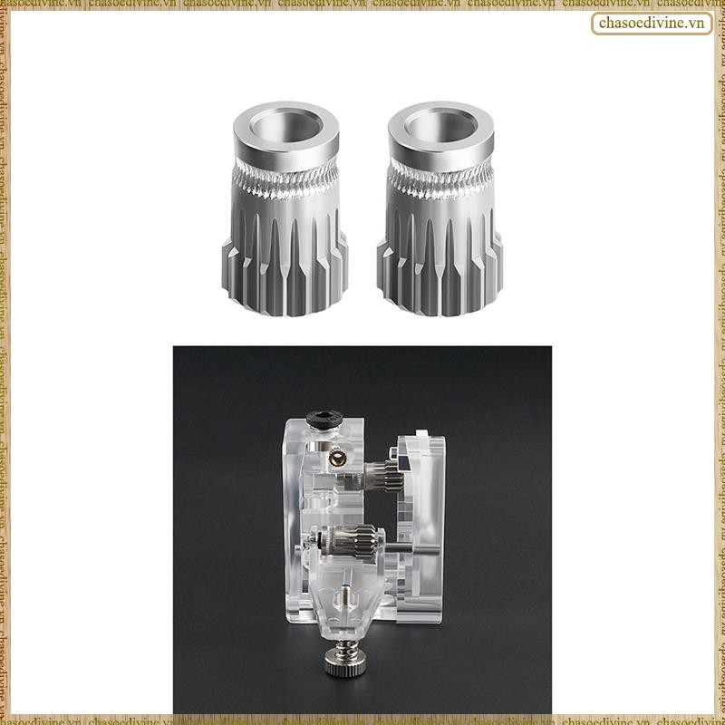 [K O G X] 2 Bánh răng đùn MK8 Bánh xe đùn đôi bằng thép không gỉ Bowden Gear 3D Máy in một phần cho CR10 3