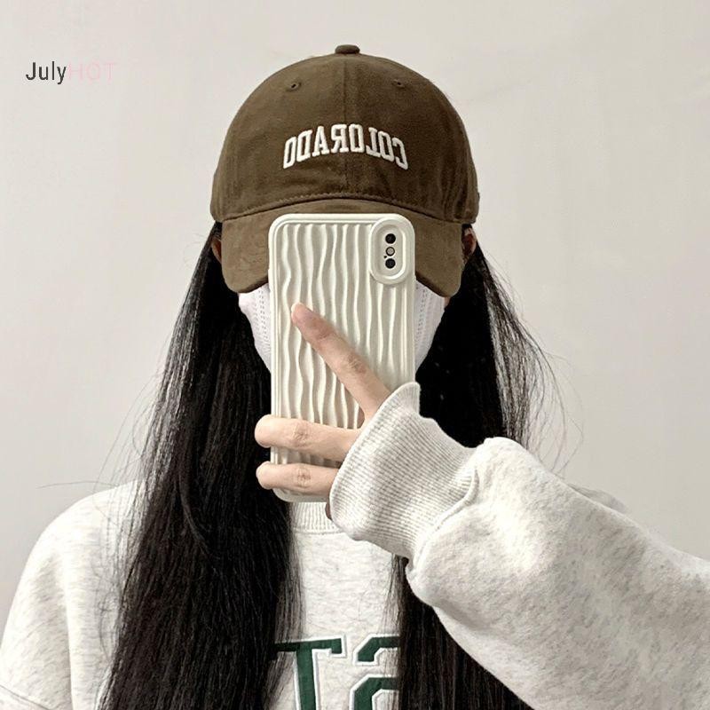 Julyhot Bóng Chày Mềm Cotton Thêu Chữ Chắc Chắn Nam Nữ Hip Hop Mũ Có Thể Điều Chỉnh Snapback Thường Ngày Ngoài Trời Tấm Che Mũ Massivedeals