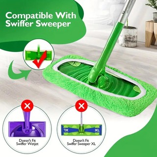 Dây thun dày Tấm lau nhà phẳng Lông cừu san hô / Microfiber Thay thế Cây lau nhà quét quay có thể giặt được Vải lau ướt để làm sạch sàn antirtvn