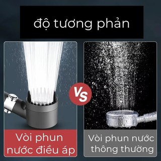 Vòi sen Tăng áp bộ 3 trong 1,Đầu vòi hoa sen 3in1,Tăng áp vòi phun hoa sen phòng tắm tay cầm đa năng