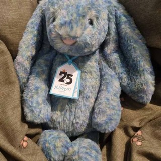 Jellycat 25th Anniversary < Bashful Luxe Bunny Azure} Plush Toy