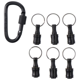 POCKETN 6Pack 1 / 4 "Chuôi lục giác, Bộ phận dụng cụ khoan điện Giá đỡ mũi tuốc nơ vít, Chuyển đổi chất lượng cao Thanh mở rộng phát hành nhanh đa chức năng ngoài trời