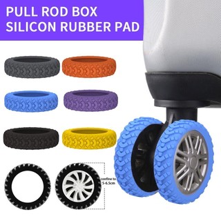 [COD] PURECOTTON0 8 Cái / bộ Giày Bánh Hành Lý Du Lịch, Trục Phụ Kiện Vali Có Âm Thanh Im Lặng Vali Bánh Xe Bảo Vệ, Giảm Bánh Xe Hộp Xe Đẩy Silicon