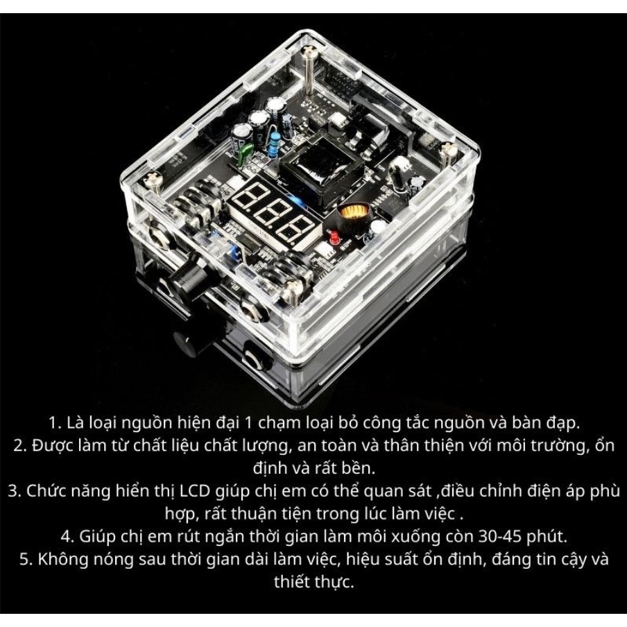 Ổn áp máy phun xăm nguon led máy phun xăm dcpxhoanganh