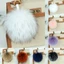 SAMO Móc Khóa Mặt Dây Chuyền, Quà Tặng Quần Áo Mũ Phụ Kiện Lông Bóng Pompom Móc Khóa, Túi 15 cm Chất Lượng Cao Túi Phụ Kiện Quyến Rũ Quần Áo
