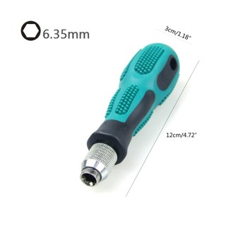 Calico 1 4 Tua Vít Tay Cầm Vít Trình Điều Khiển Bit Bộ Chuyển Đổi Cho Thợ Điện