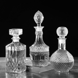 Risedot 1 Cái Bình Whisky, Có Nắp Vít Chai Rượu Trong Suốt, Rượu Cồn 50ml Chai Thủy Tinh Nhỏ