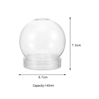 Lọ Nhựa Trong Suốt Đựng Kẹo 140ml Đa Năng Có Thể Tái Sử Dụng