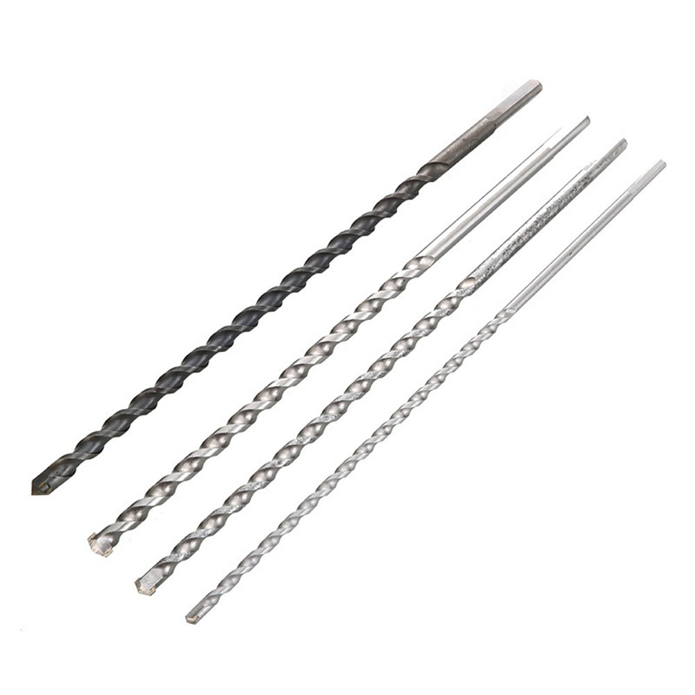 Mũi Khoan Bê Tông Dài 300mm Trục Tam Giác 6 8 10 12 16mm Chuyên Dụng