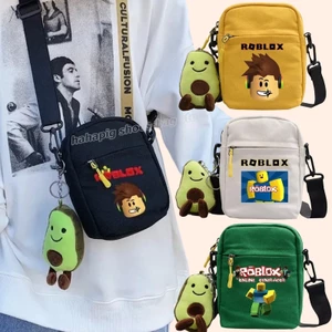 Túi Đeo Chéo canvas roblox Hoạt Hình Chống Thấm Nước Tiện Lợi Dành Cho Trẻ Em