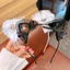 Dây buộc tóc tai mèo MERIGGIARE, Phụ kiện tóc sân khấu Chấm bi nơ lớn Vòng tóc, Mũ ren