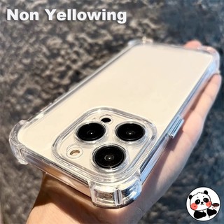 Vỏ Chống Vàng Cho Xiaomi 15 14T Pro Poco C75 Redmi 14C 14R 13 13R Note 14 Pro Plus 5G Vỏ Điện Thoại TPU Mềm Chống Sốc Trong Suốt