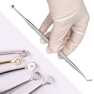 Bộ dụng cụ đúc bằng nhựa nha khoa Công cụ đúc ánh sáng Chất làm đầy rèn Thủ rãi và miếng đệm bọt Bộ dụng cụ làm trắng răng
