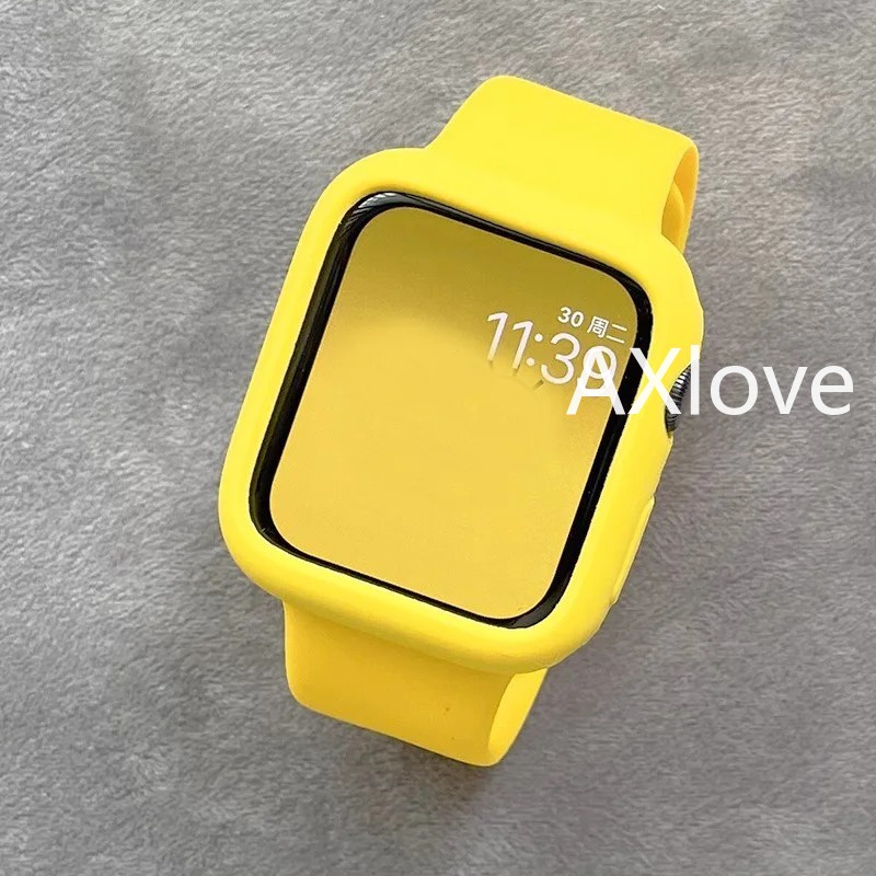 Dây Đeo silicone Trong Suốt Cho Đồng Hồ Thông Minh apple watch series 9 8 7 6 se 5 3 2 49mm 40mm 44mm 42mm 41mm 45mm 49mm