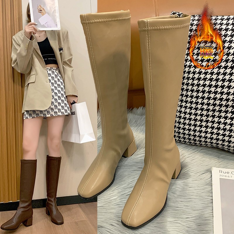 Giày Bốt Cao Gót 5cm Thời Trang Dành Cho Nữ