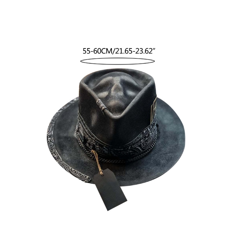 Jenniferab Skull Cowboy Cap Vui nhộn và sống động Mũ cao bồi trang trí gia đình