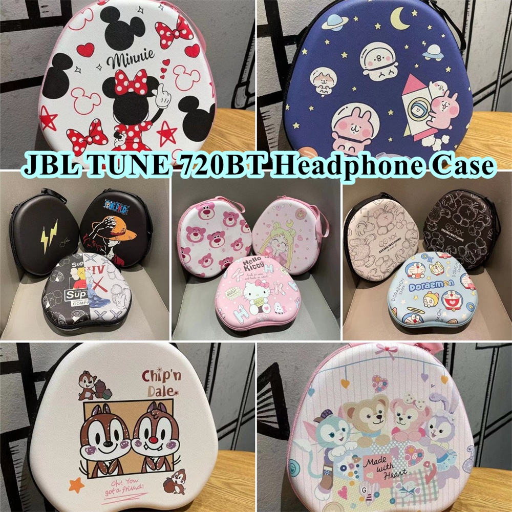 [Ngôi sao tương lai] Dành cho vỏ tai nghe JBL TUNE 720BT Phim hoạt hình hợp thời trang Tai nghe Earpads Túi lưu trữ Hộp đựng