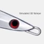 Mồi Câu Cá, 20g 30g 40g 60g 80g 100g 120g Mồi Jig Kim Loại Hợp Kim Kẽm, Phụ Kiện Mồi Minnow Nổi Bạc