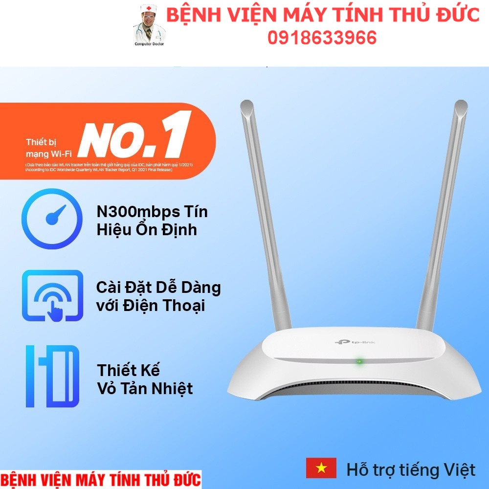 Bộ Phát Wifi TP-Link TL-WR840N Chuẩn N 300Mbps bvmt | Shopee Việt Nam