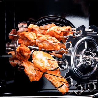 1 Bộ Dụng Cụ Xiên Nướng bbq Bằng Thép Không Gỉ