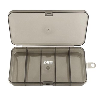 Hộp đựng bánh răng câu cá ALMA1 Luya, Hộp mồi treo 5 lưới, Dụng cụ câu cá bằng nhựa trong suốt Câu cá