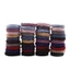 CORALTIDE 10 Chiếc Dây Buộc Tóc, Dây Cao Su Dày, Màu Trơn Co Giãn Scrunchie Phụ Kiện Tóc Đuôi Ngựa Giá Đỡ Bé Gái