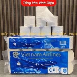Giấy vệ sinh cuộn máy bay 12kg 2 loại tan trong nước không bụi thích hợp cho gia đình