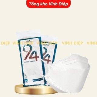 khẩu trang 4D Hàn Quốc KF94 BH98 kháng khuẩn, chống khói bụi không lem son, 1 túi